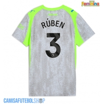 Camisa de time de futebol Manchester City Ruben Dias #3 Replicas 3º Equipamento Feminina 2025-26 Manga Curta